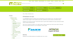 Desktop Screenshot of klimatizace-do-bytu.multiklima.cz