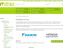 Tablet Screenshot of klimatizace-do-bytu.multiklima.cz